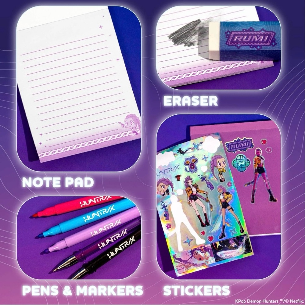KPOP Demon Hunters Rumi Stationery Set - Picture 9 of 11